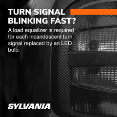 SYLVANIA heat sink detail highlighting cooling fins that lower operating temperature