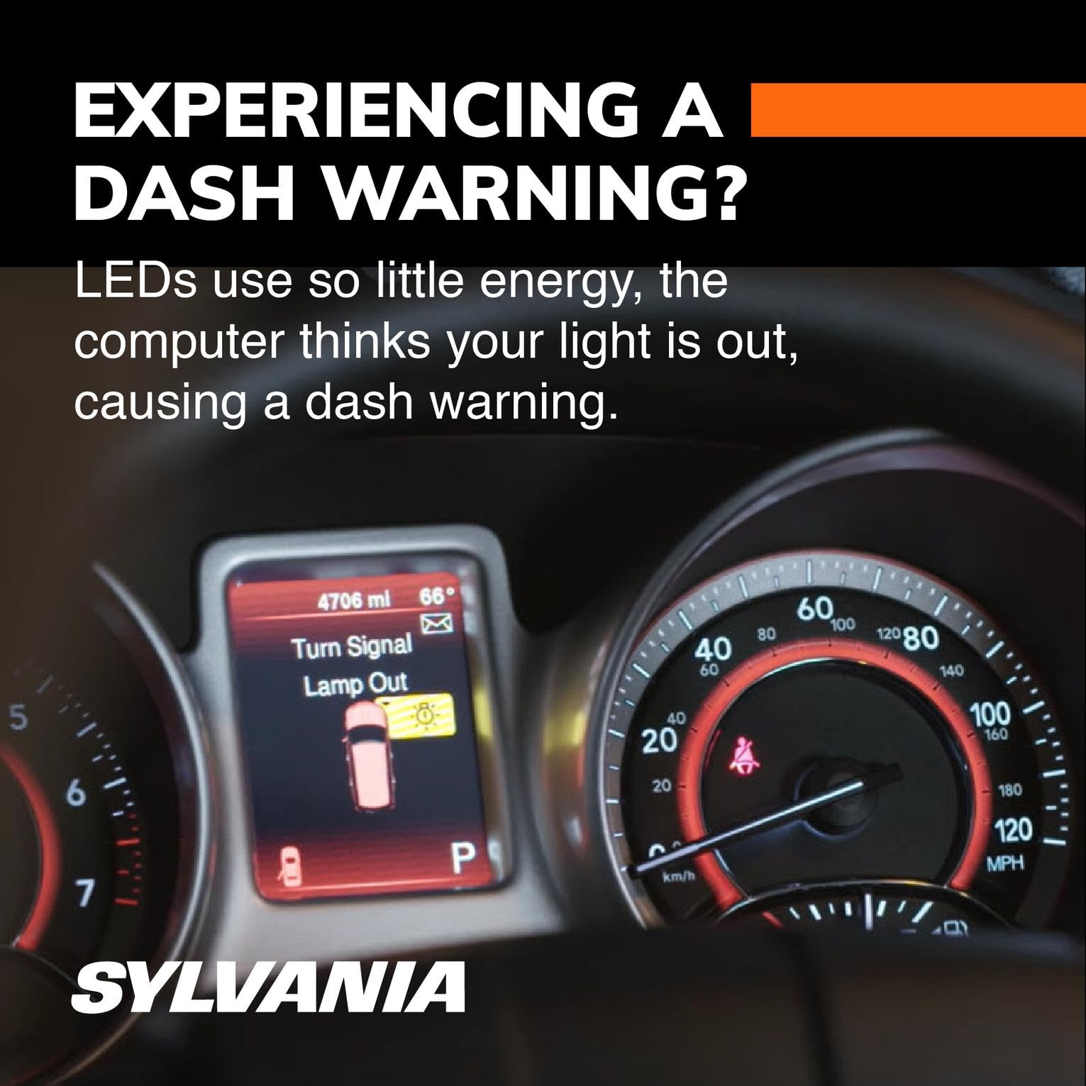 SYLVANIA mounted on flat metal surface demonstrating secure installation and heat transfer