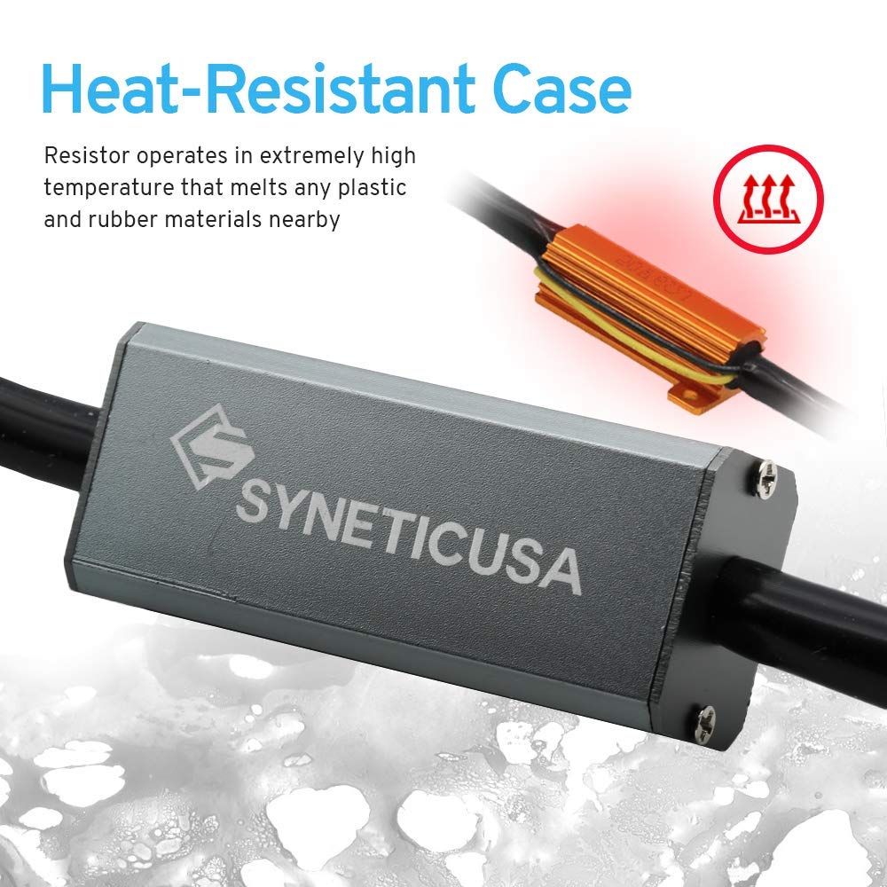 Syneticusa side view of aluminum housing for improved heat dissipation