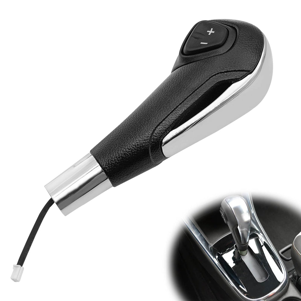 SYudwen front view of chrome silver shift knob showing clean factory-replacement look