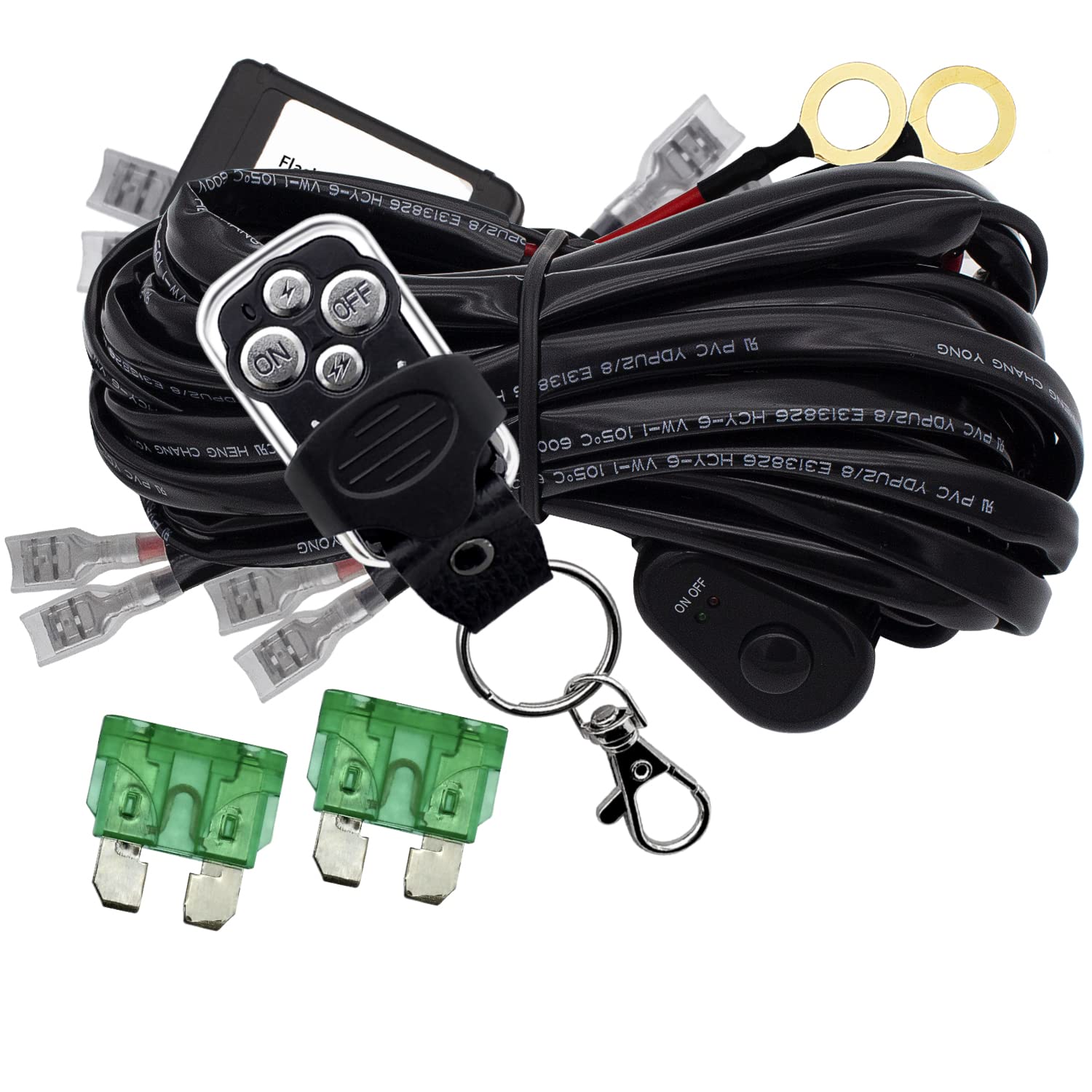 Szdystar front packaging showing complete harness kit and accessories for easy install