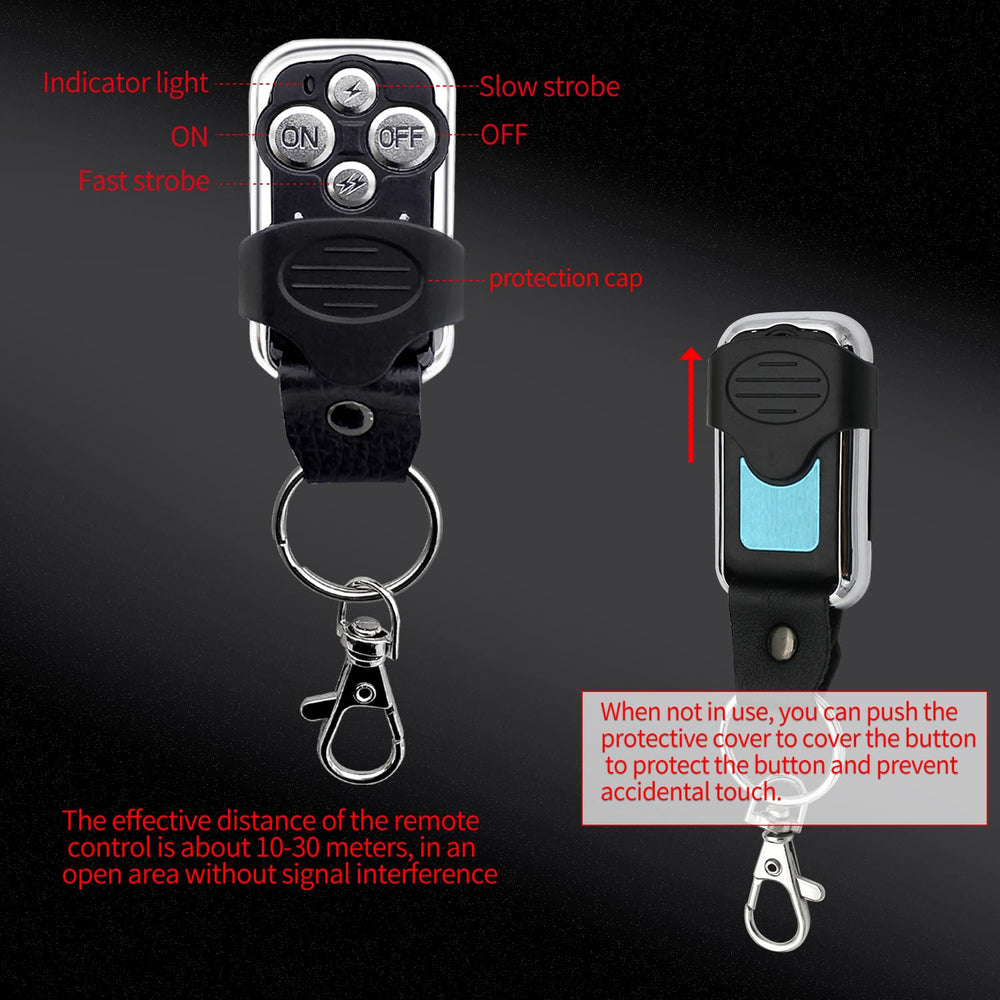 Szdystar mounted in vehicle demonstrating hands-free remote switching convenience