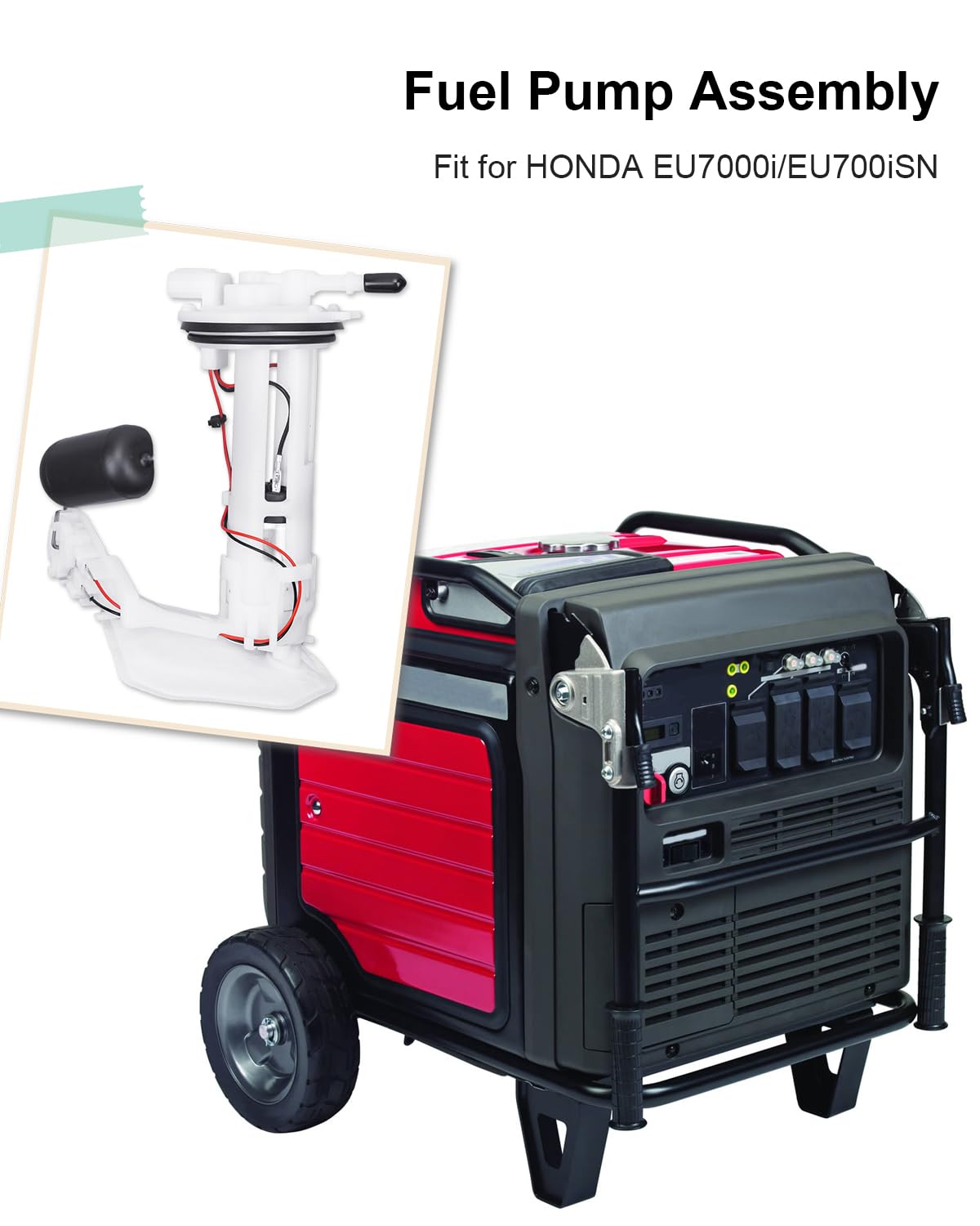 SZRKRLA close-up of sending unit and float offering accurate level readings