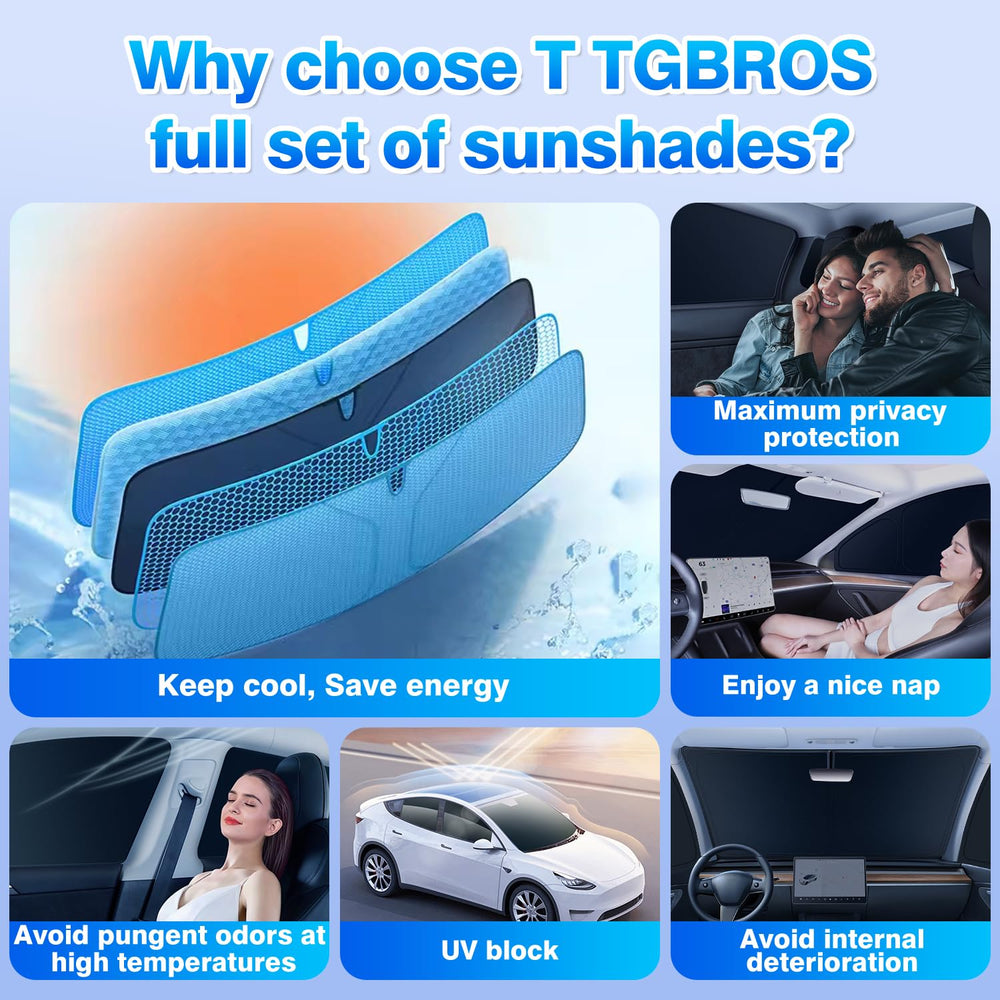 T TGBROS inside cabin view demonstrating blackout privacy and sun protection