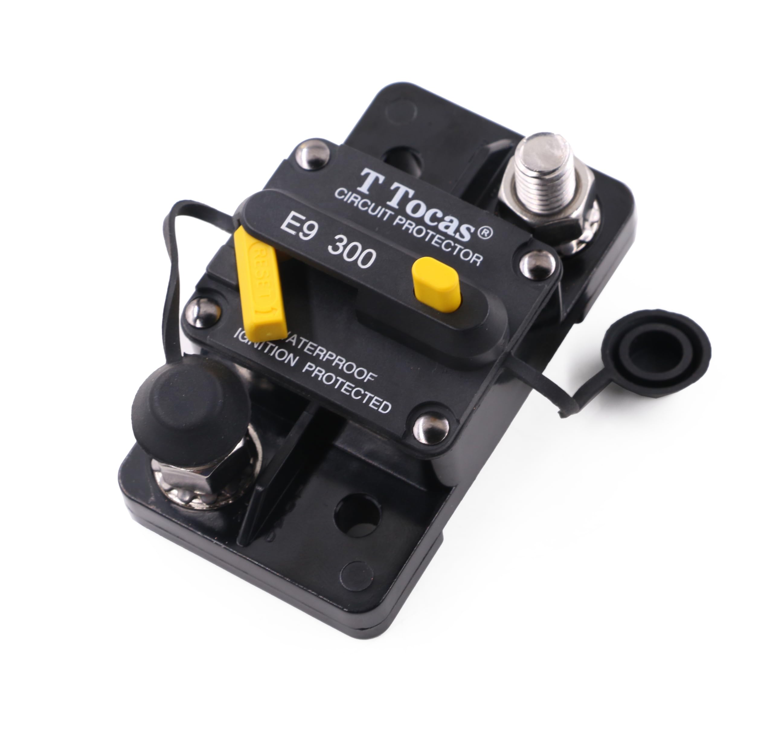 T Tocas E9 installed near truck battery in lifestyle setup, benefit rugged vehicle use