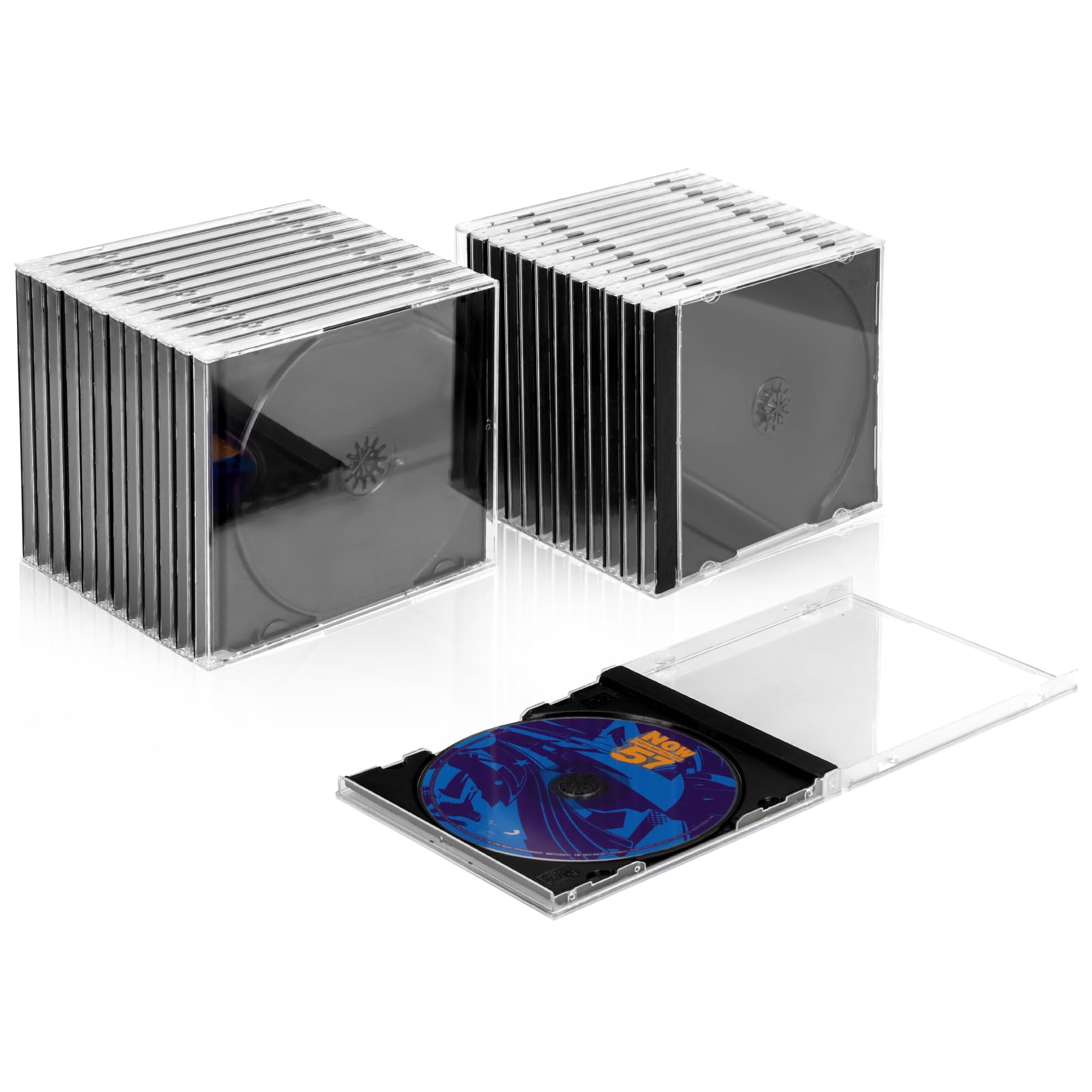 T WaveTree front view of clear jewel case showing visible artwork and professional display