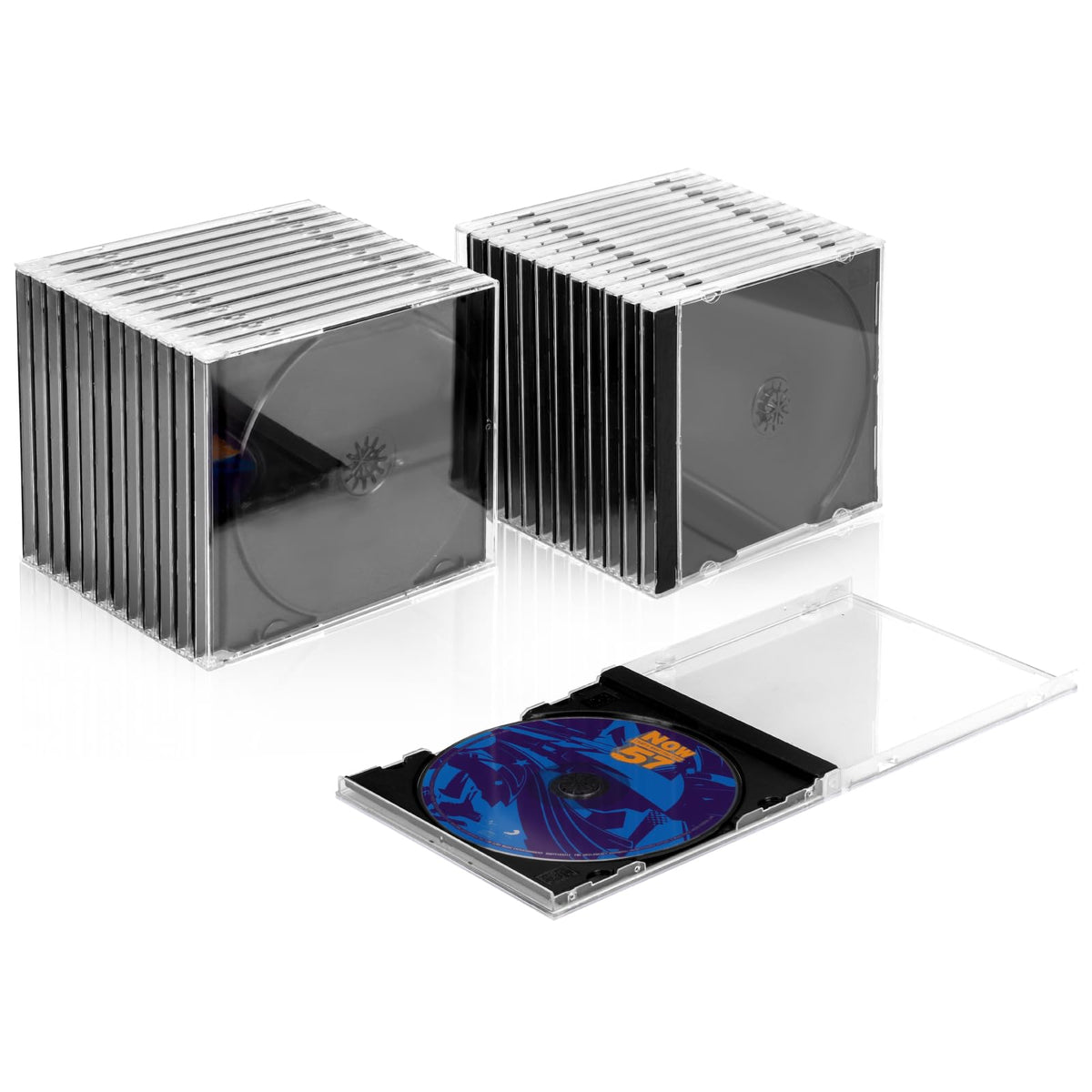 T WaveTree front view of clear jewel case showing visible artwork and professional display