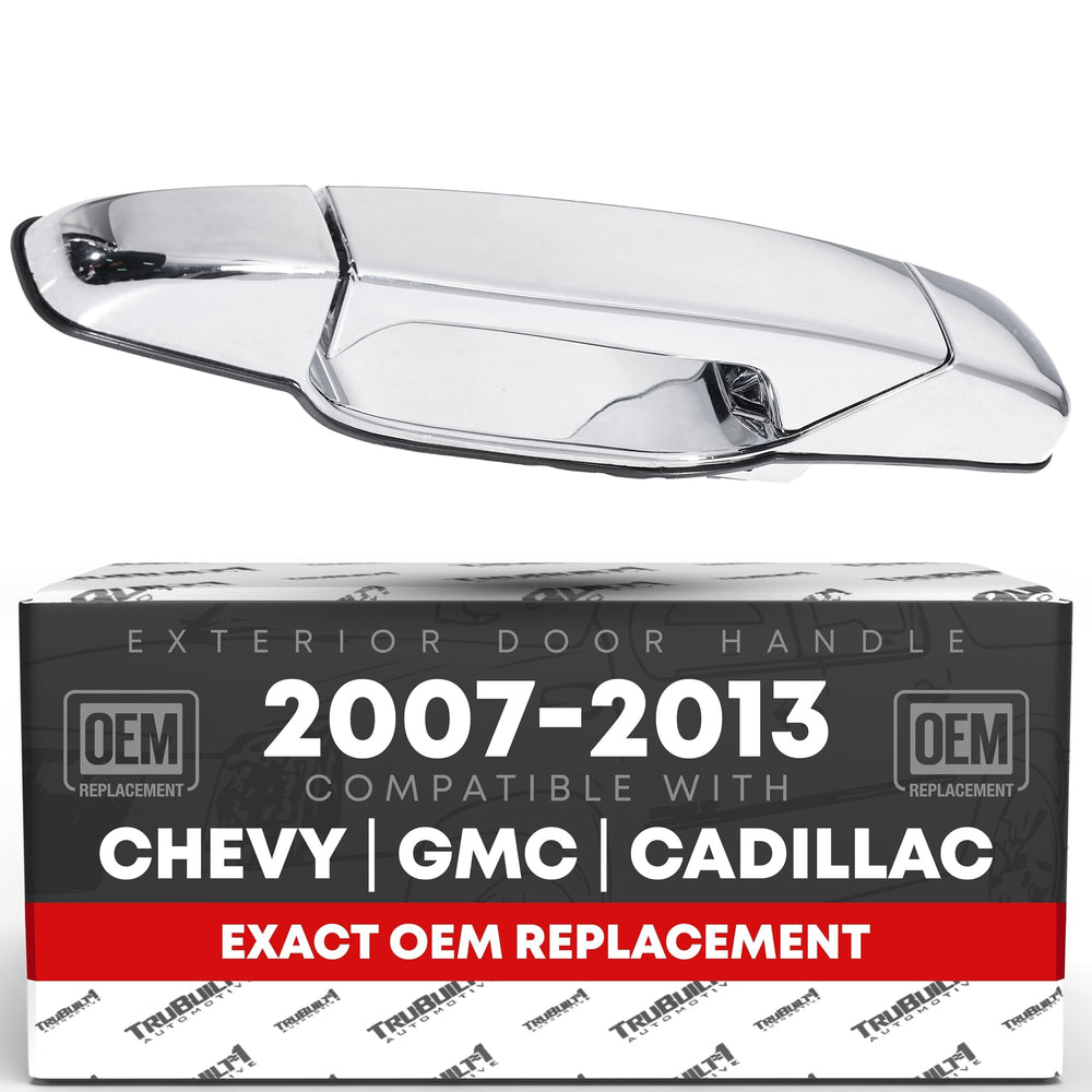 T1A chrome front view showing clean OEM-style appearance and easy replacement