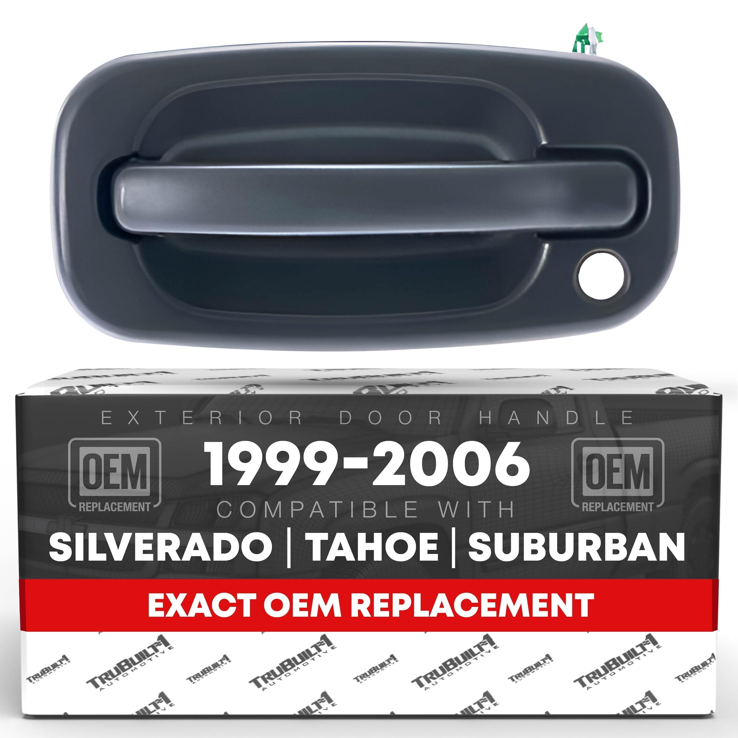 T1A front driver handle in packaging showing fitment benefit