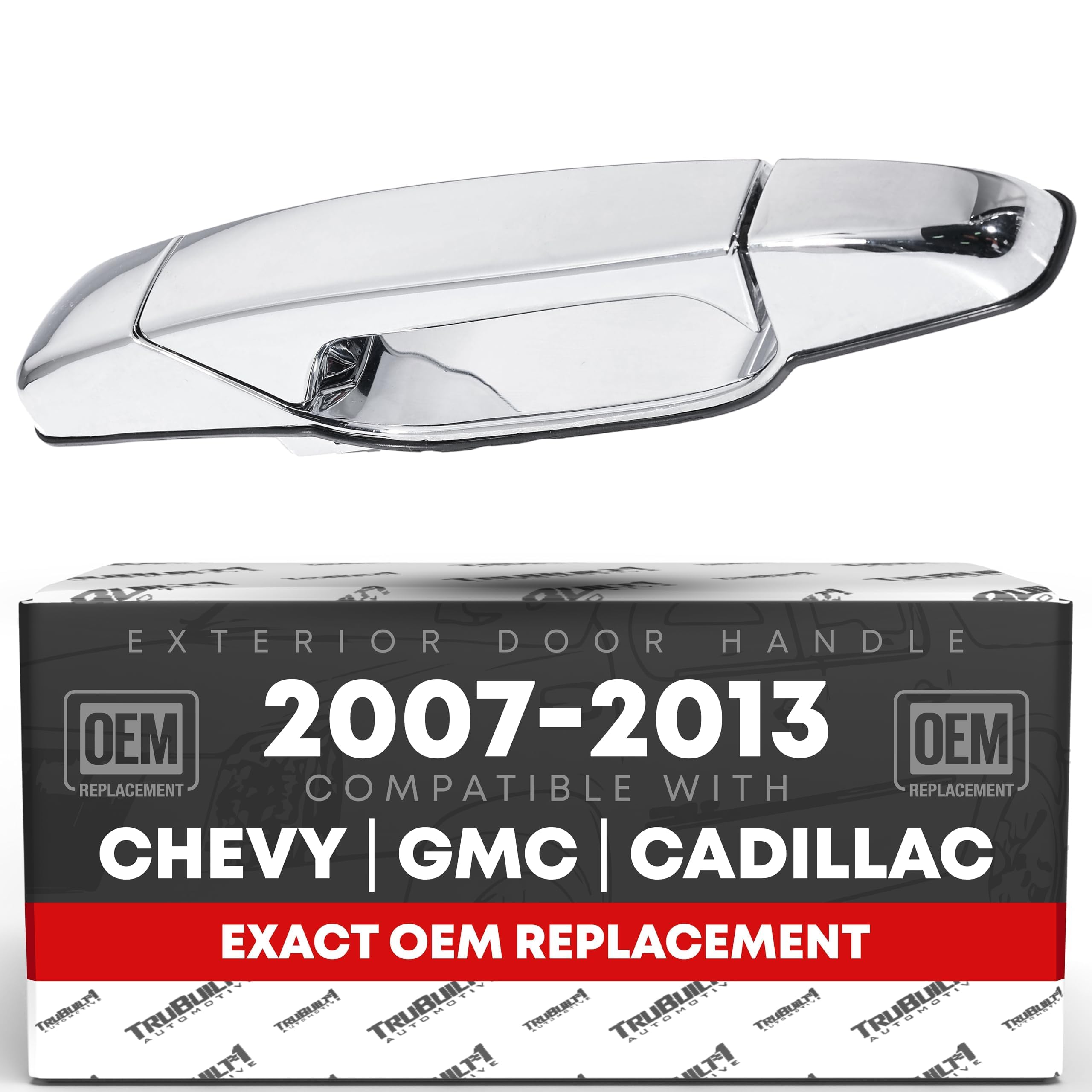 T1A front packaging view showing chrome handle and tidy fit benefits