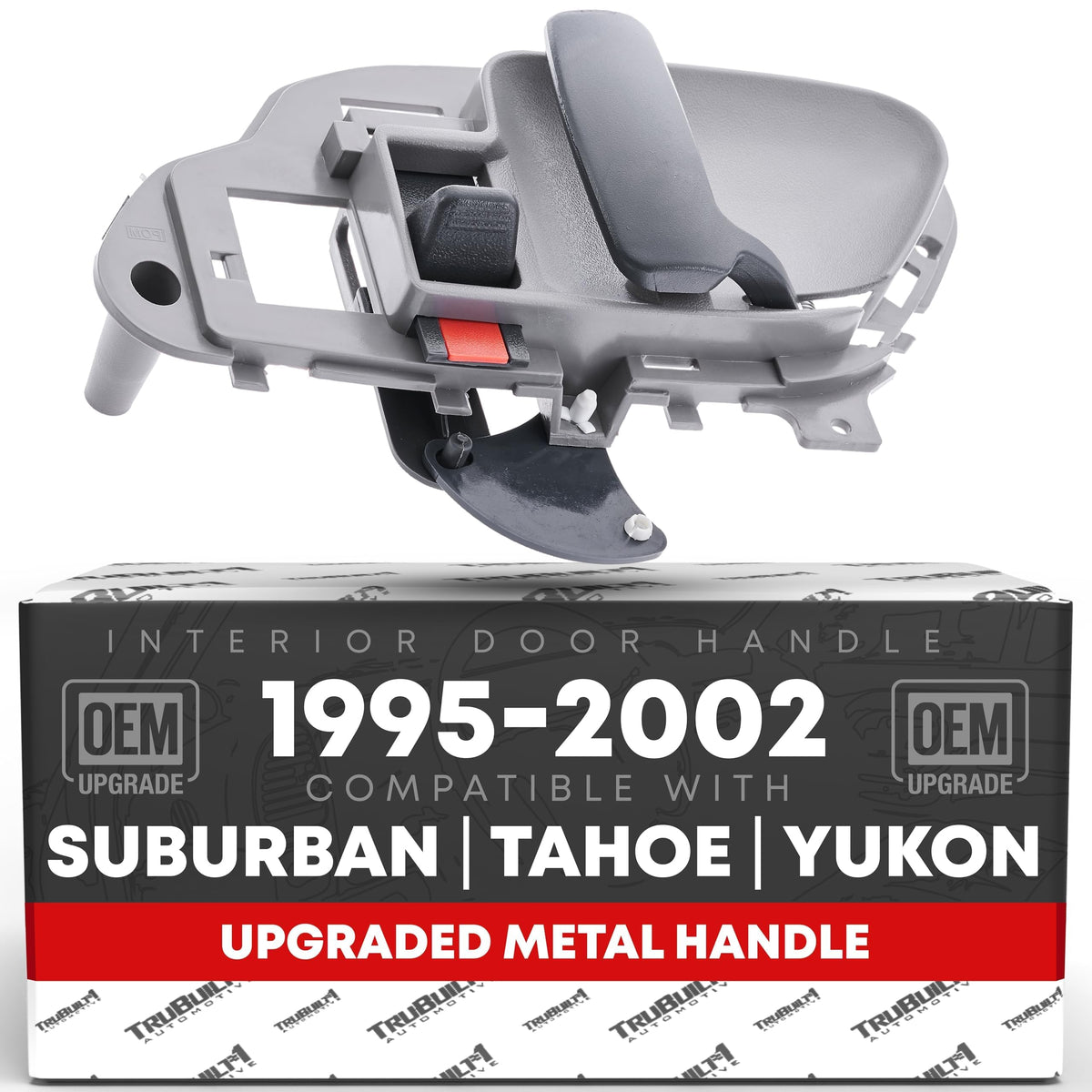 T1A front view metal handle showing clean OEM-style appearance and durable look