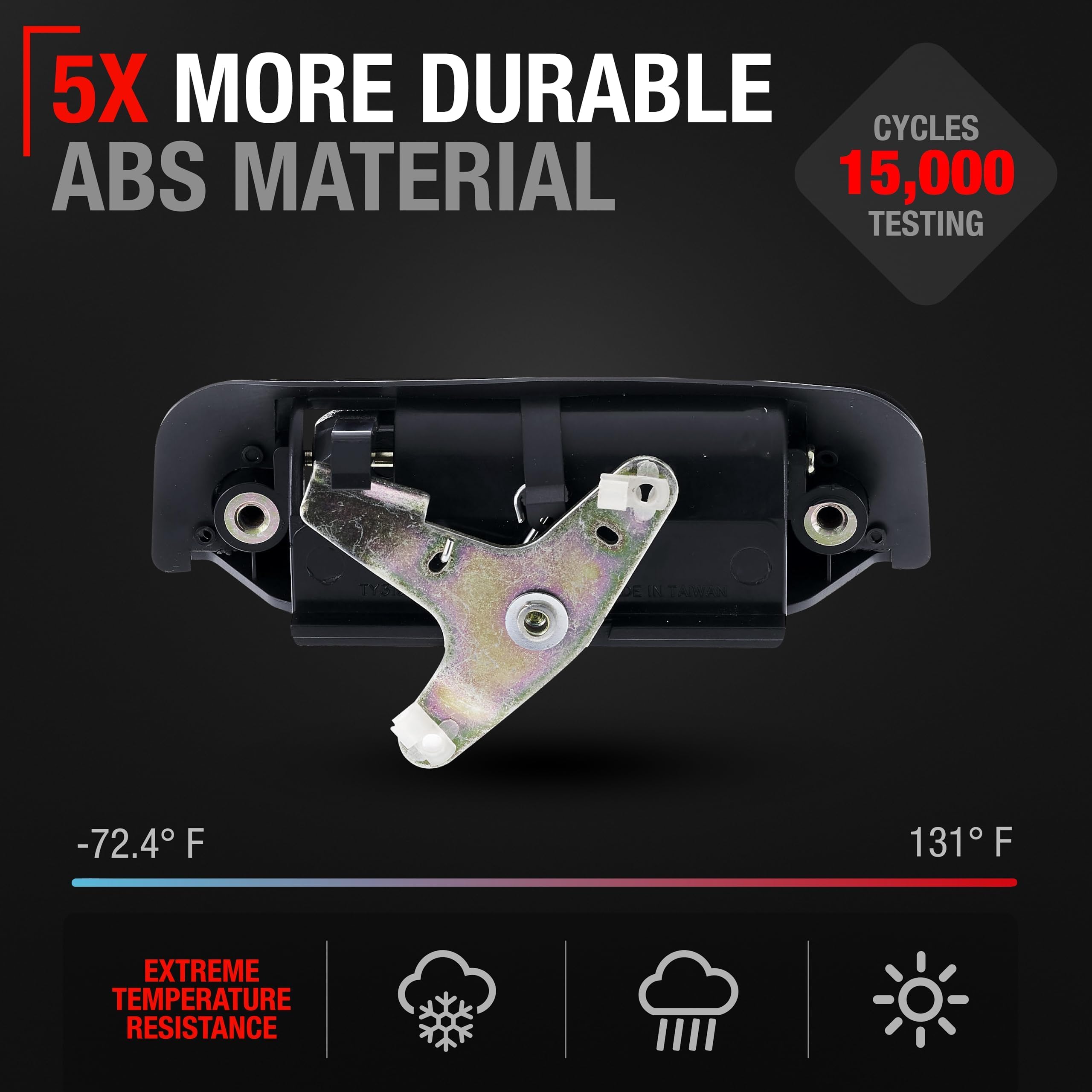 T1A installed on vehicle tailgate demonstrating proper fit and function