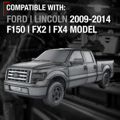 T1A installed in F-150 door demonstrating proper fit and restored appearance
