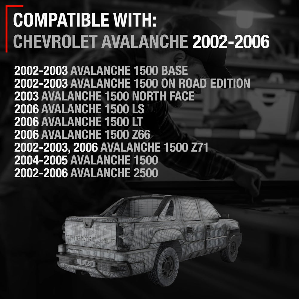 T1A installed on Avalanche tailgate demonstrating restored operation