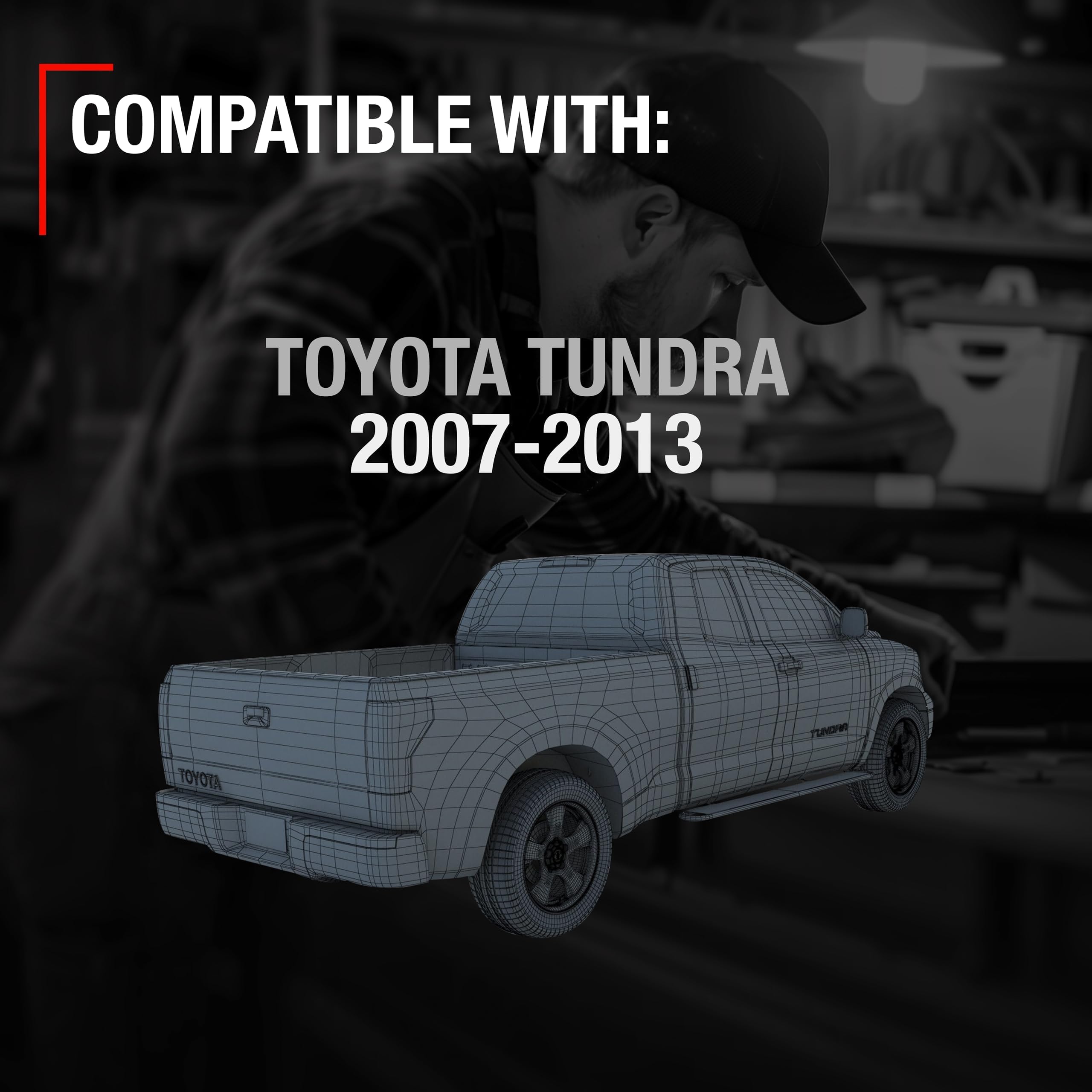 T1A installed on Toyota Tundra tailgate demonstrating correct alignment and restored functionality
