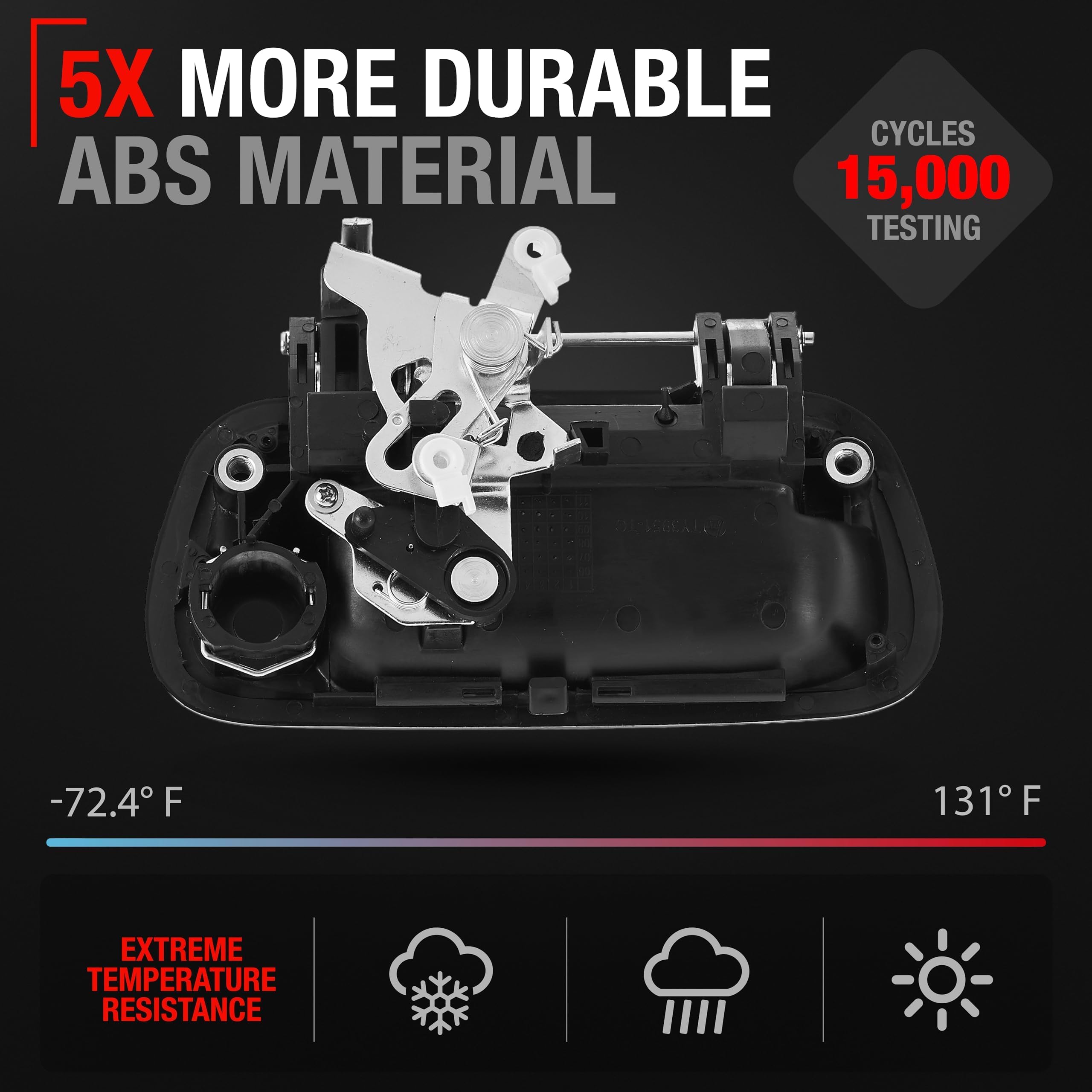 T1A keyhole detail with accurate cutout for easy lock cylinder reuse