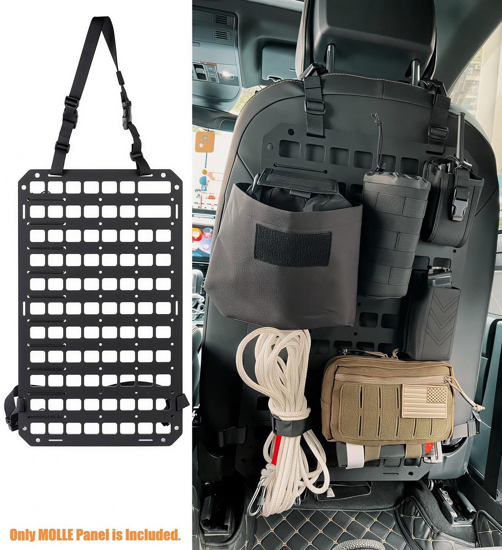 TACNEX in vehicle lifestyle shot displaying organized commute and space saving