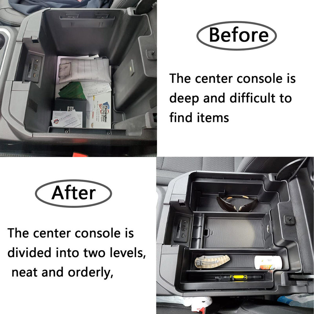 TACOBRO installed in Silverado console showing easy access to phone