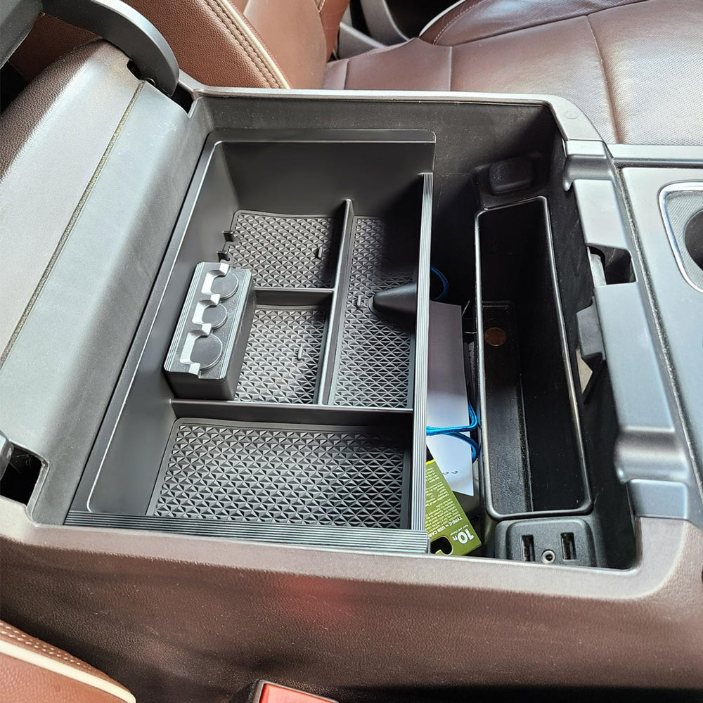 TACOBRO installed in truck interior illustrating tidy, practical use