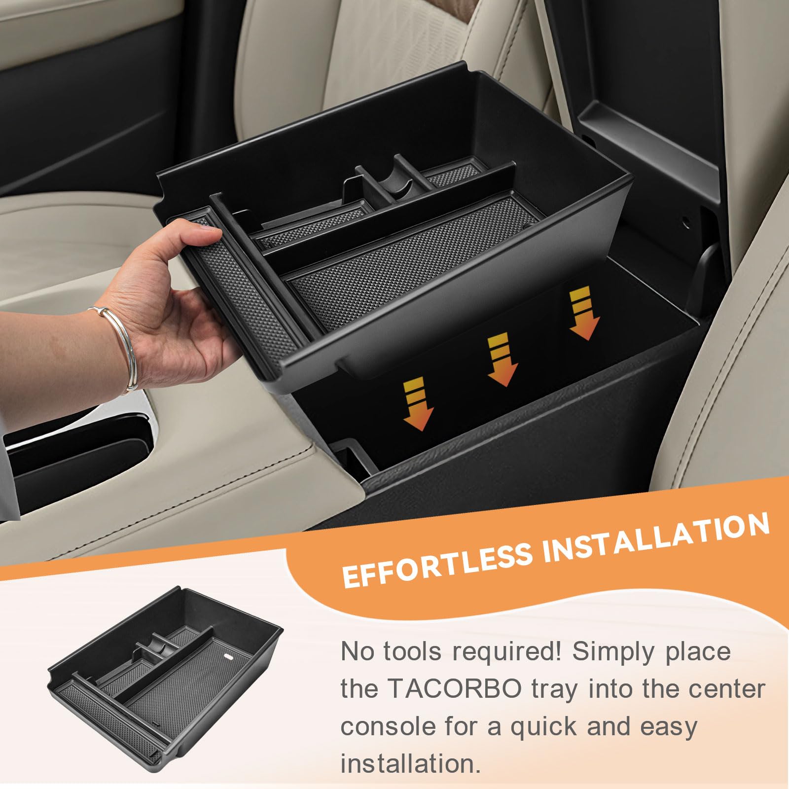 TACOBRO removable rubber pad close-up protecting items and reducing noise