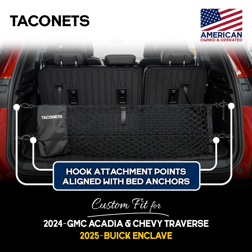 TacoNets bungee and hook detail demonstrating durable tension and secure attachment