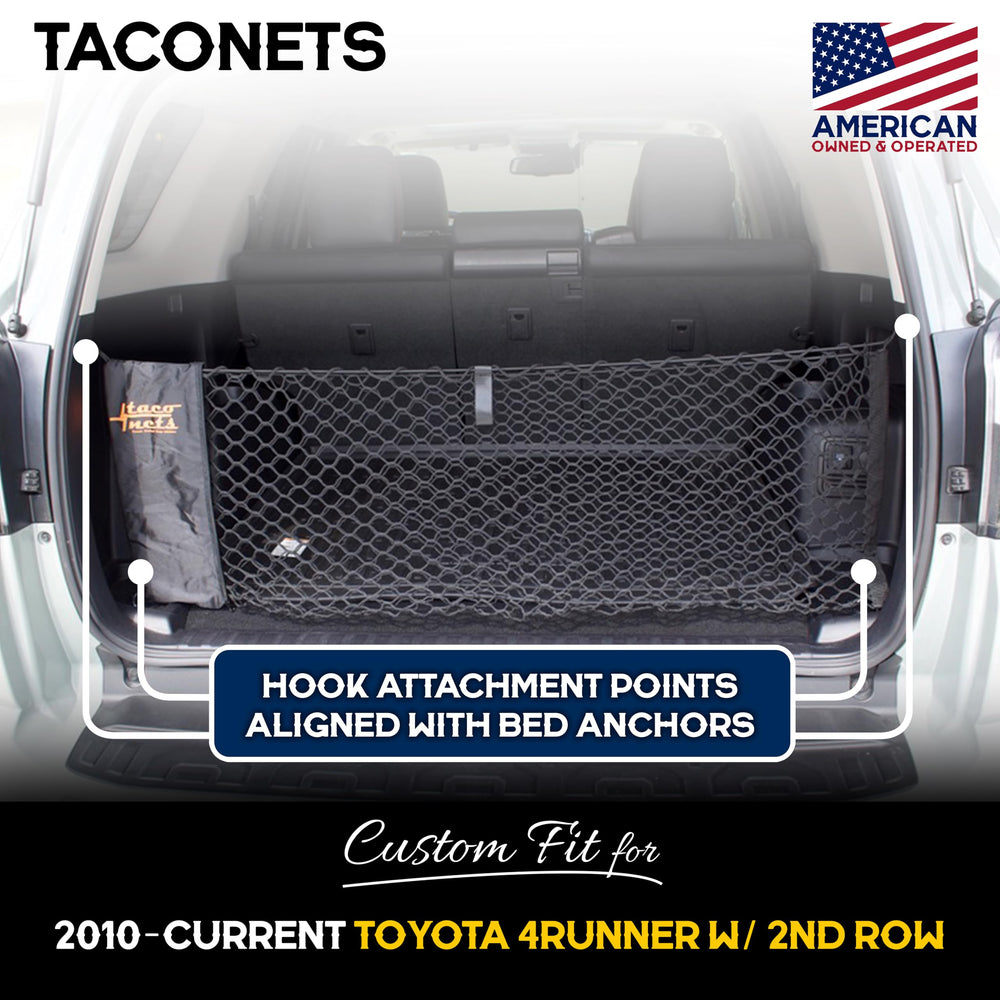 TacoNets next to tackle box demonstrating scale and cargo protection