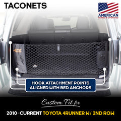 TacoNets next to tackle box demonstrating scale and cargo protection
