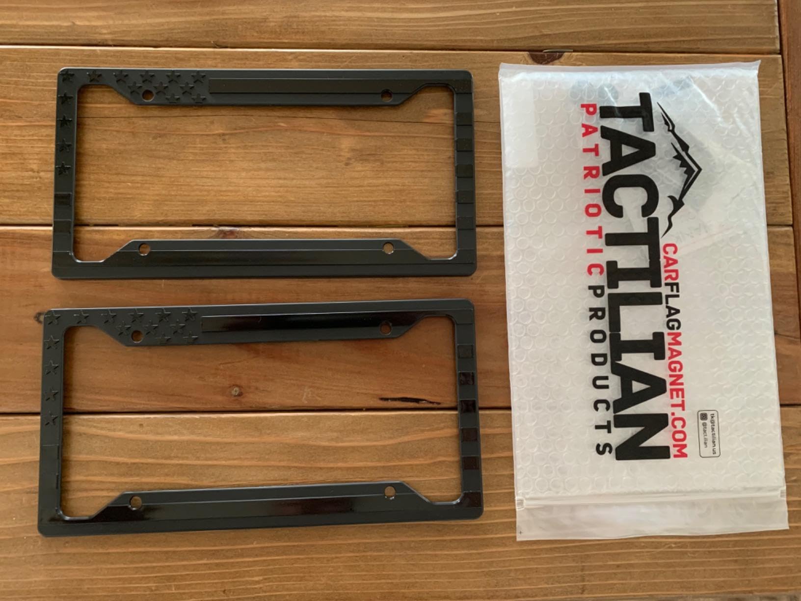 TACTILIAN branded corner emboss showing subtle mark of authenticity