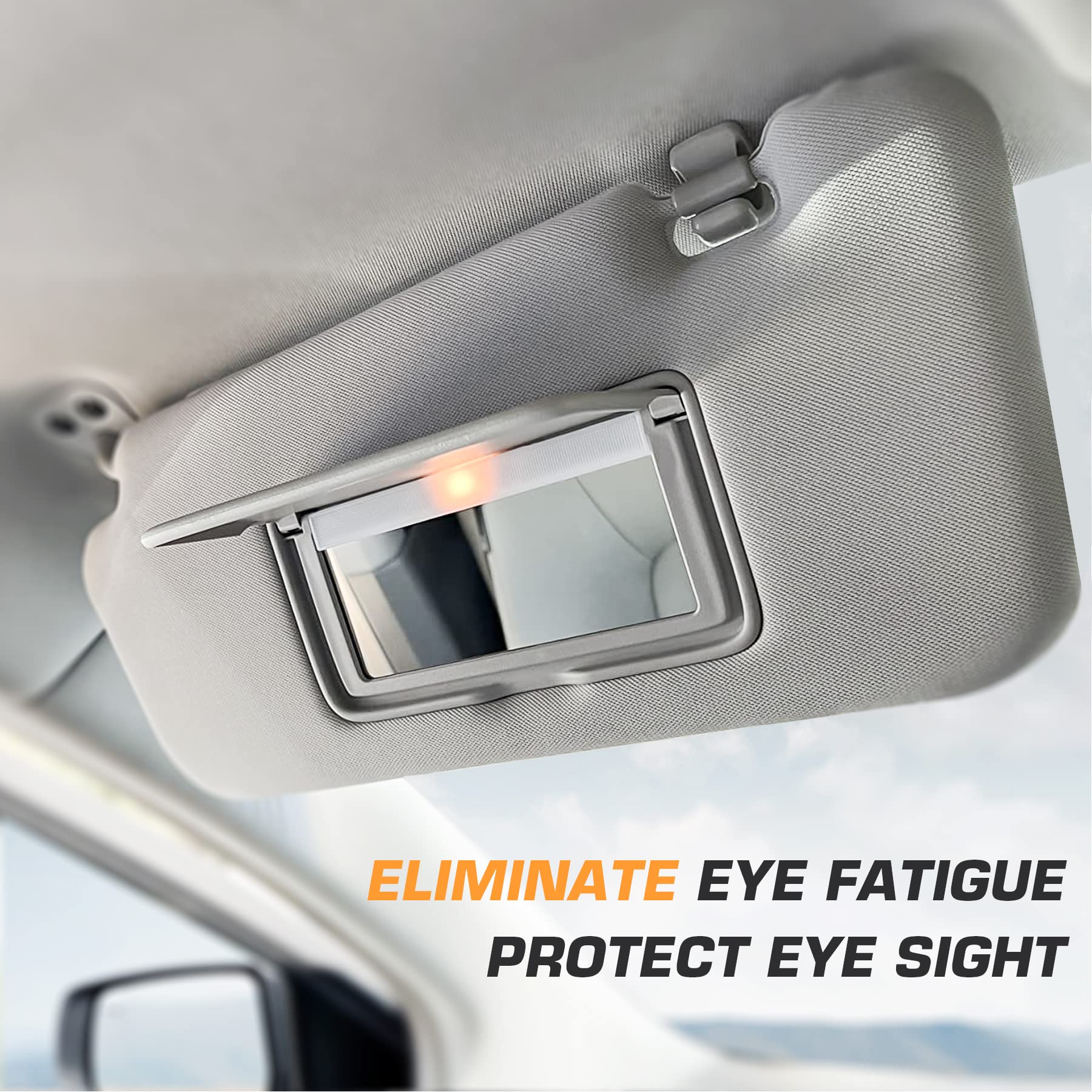TadaMark installed on driver side of Altima showing restored protection benefit