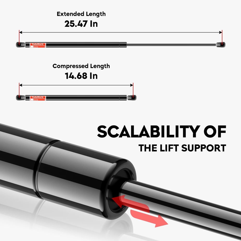 TadaMark close-up of piston rod showing corrosion-resistant finish and durability