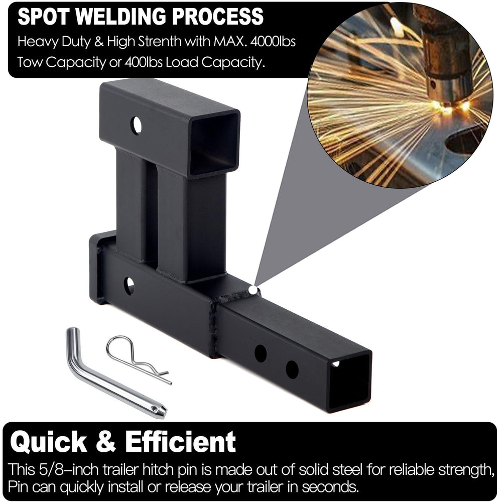 Taelakeni closeup of welds and black powder coat for corrosion resistance