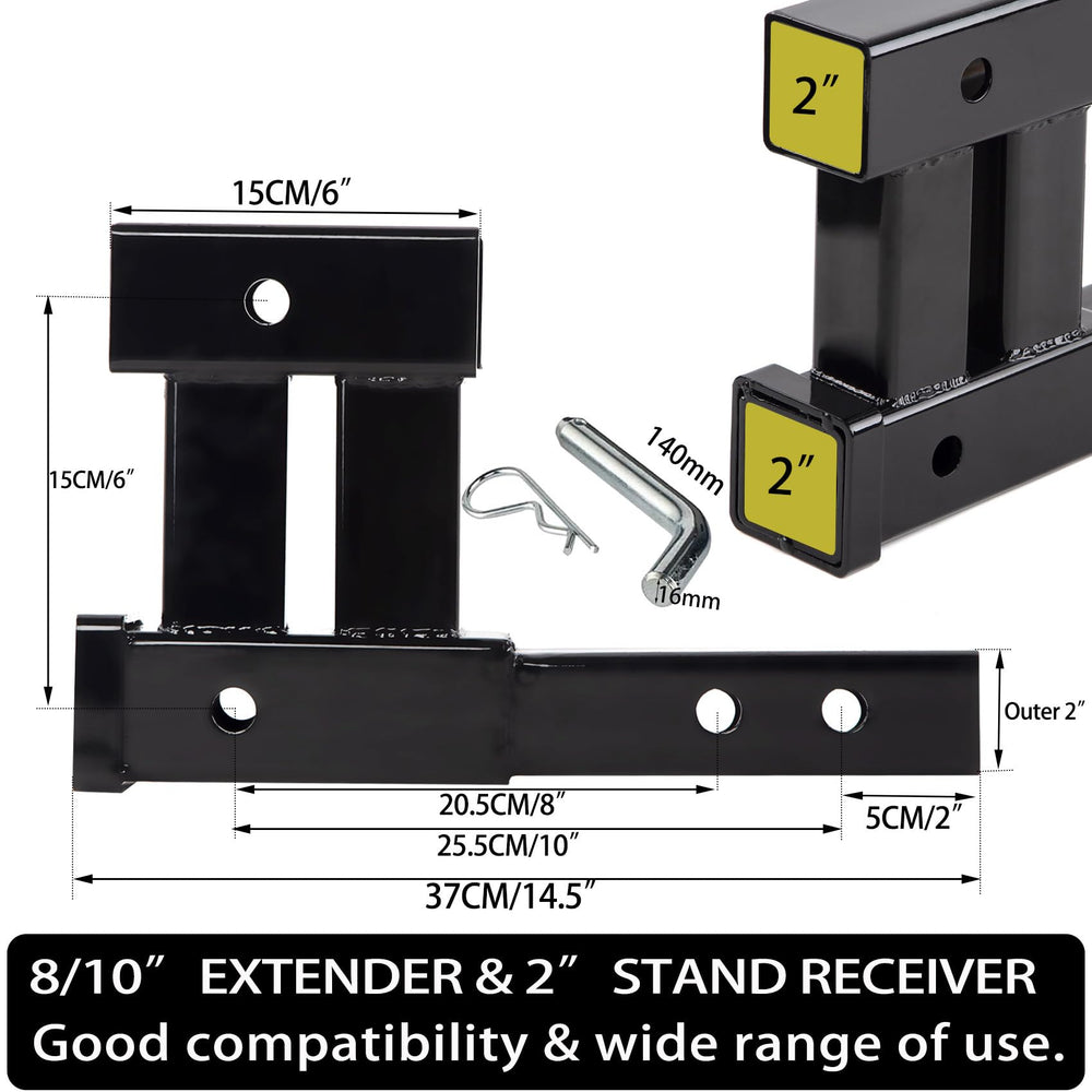 Taelakeni upper tube holding a bike rack showing accessory versatility