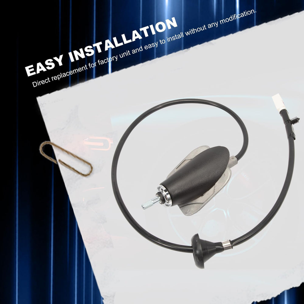 Taesayl antenna base next to ruler showing size and mounting points for fitment
