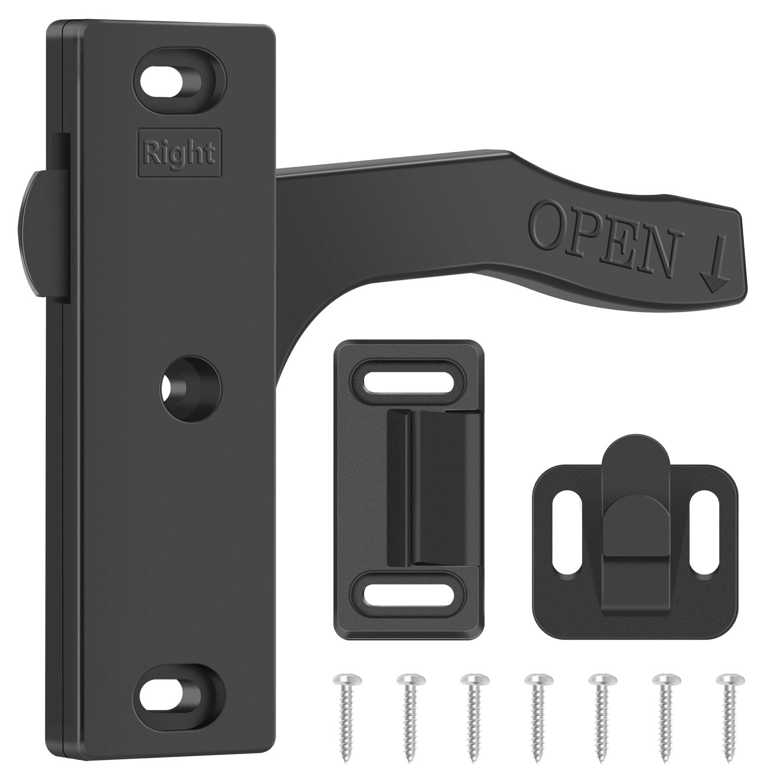 TAGLLY front view of right-hand zinc alloy handle showing durable finish