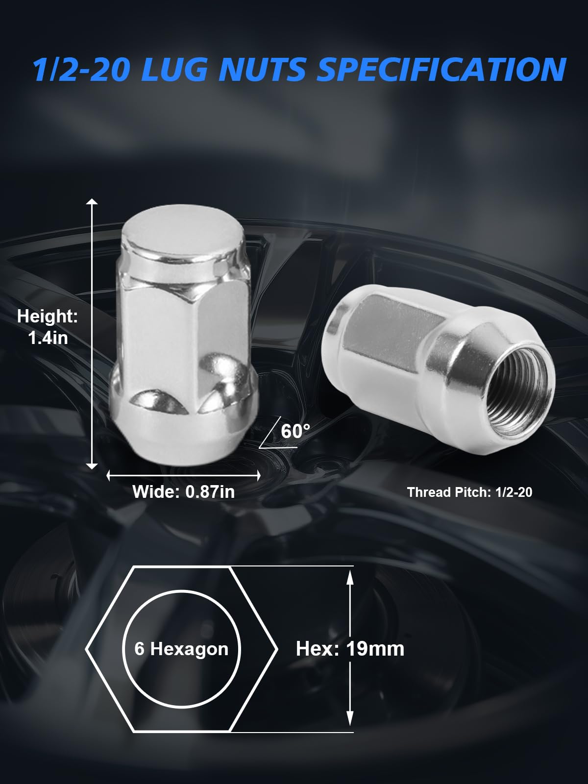 TAGMORE close-up of thread and 60° bulge seat for secure fit benefit