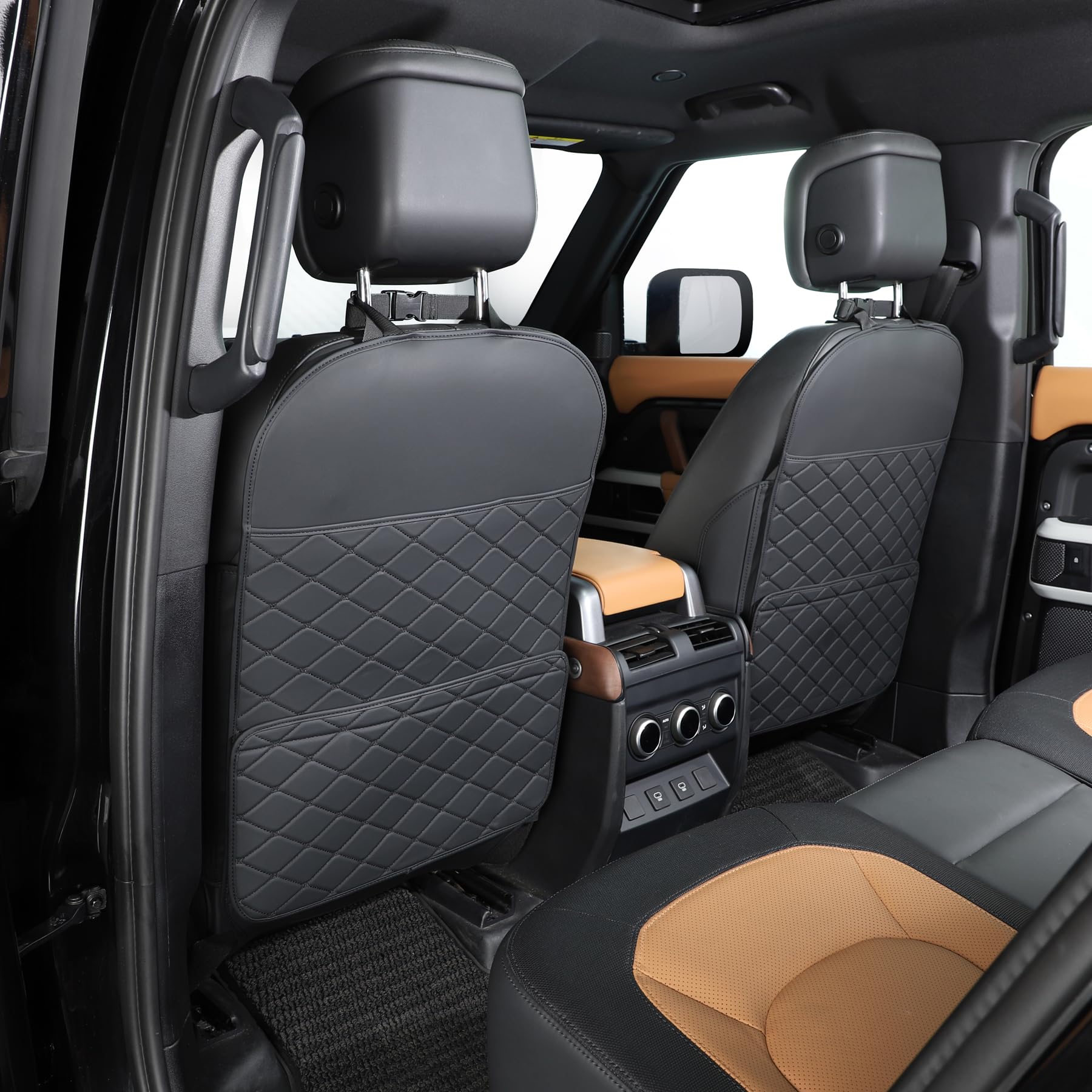TAIKOO front view protector showing full coverage and neat storage
