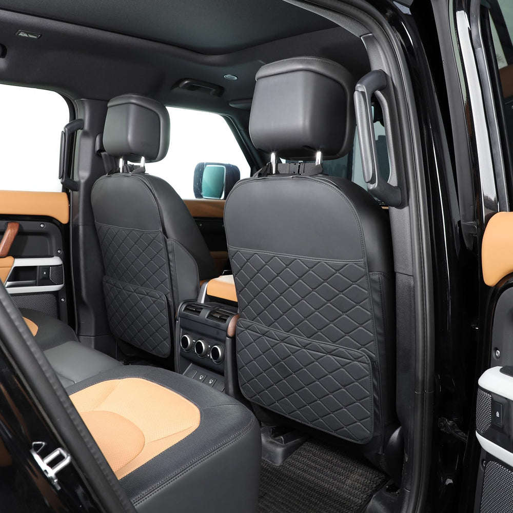 TAIKOO close-up of faux leather texture for durable protection