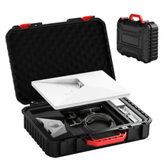 TAILBB front view of hard case showing sturdy shell and secure closure for travel protection