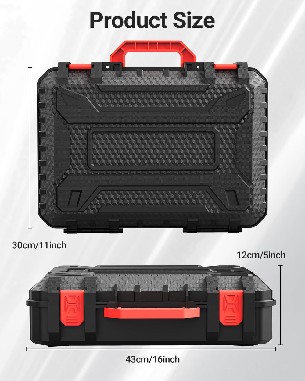 TAILBB case with water droplets to show water-resistant shell protecting electronics outdoors