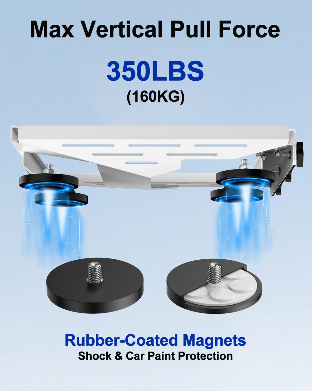 TAILBB low-profile mount profile that reduces wind lift and drag