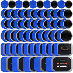 Tallew front packaging showing 100-piece tire patch kit and label benefits