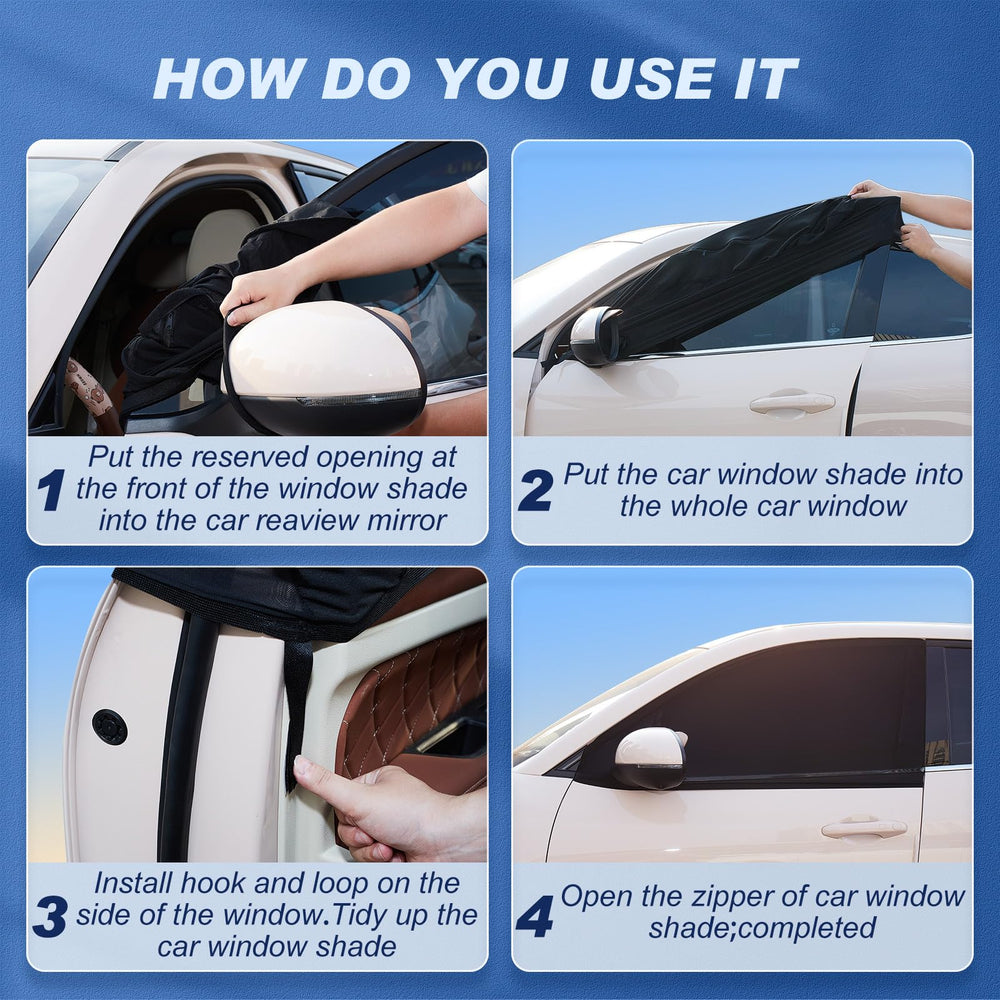 Tallew installed on driver-side window providing glare reduction benefit