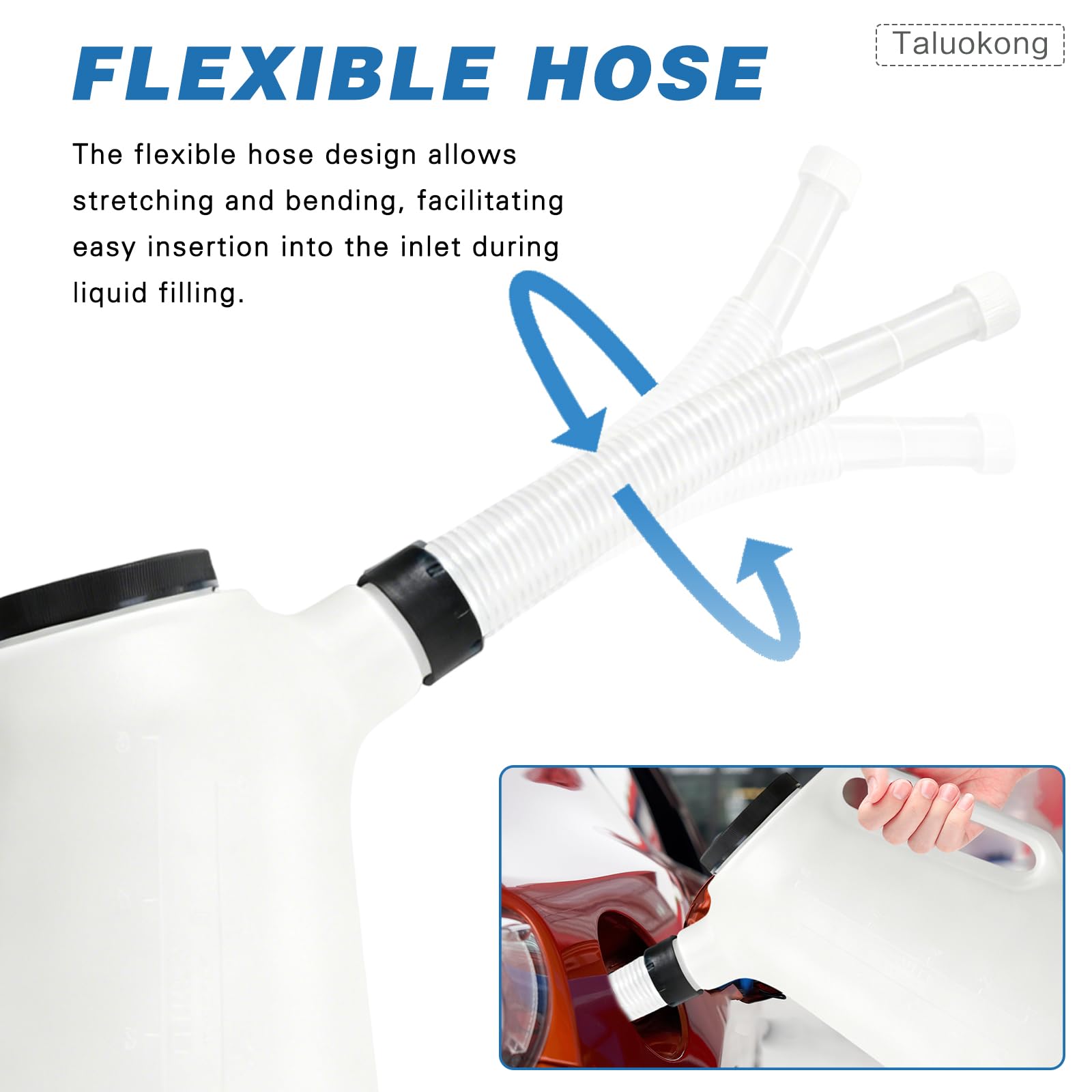 Taluokong detachable spout detail enabling drip-free controlled flow