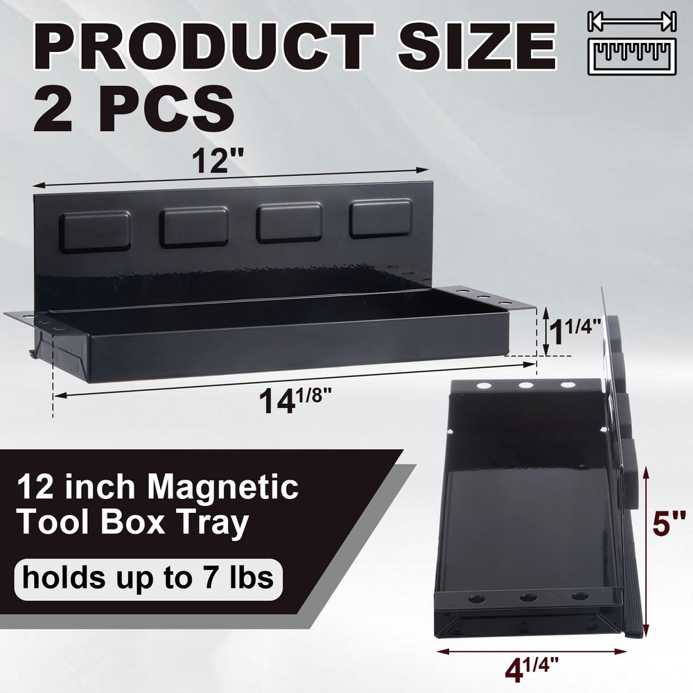 Tandefio close-up of rubber-coated tray edge protecting tools and finishes