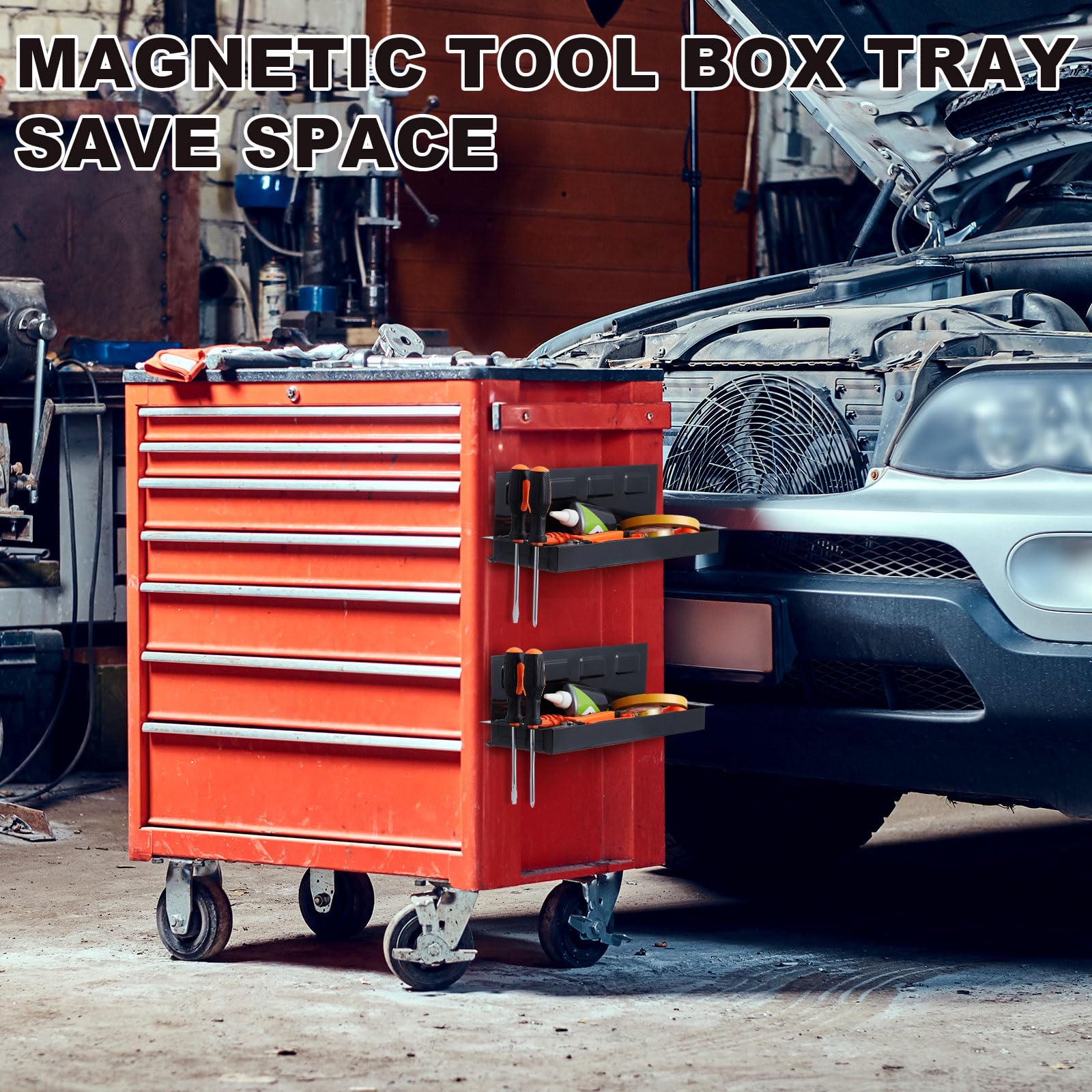 Tandefio lifestyle garage setup organizing cans and hand tools for efficiency