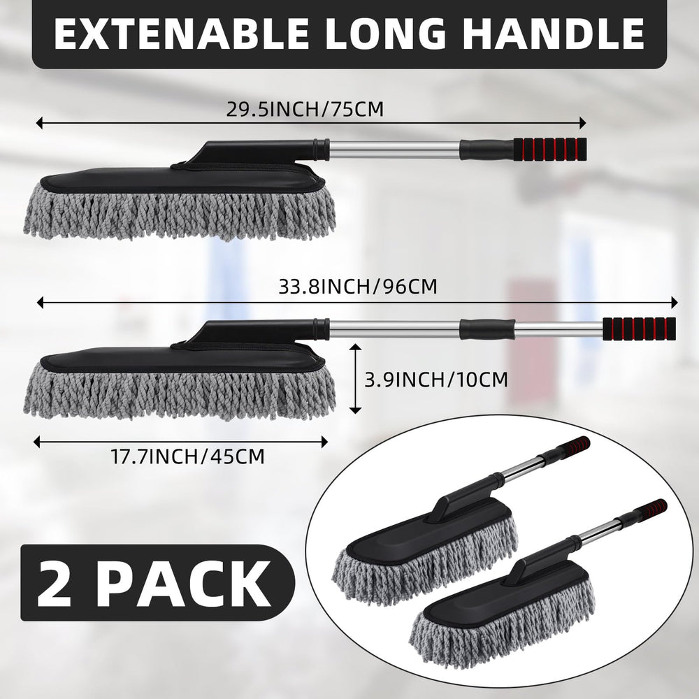 Tanlade close-up of soft microfiber head capturing dust safely from surfaces