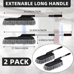 Tanlade close-up of soft microfiber head capturing dust safely from surfaces