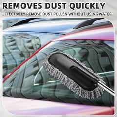 Tanlade duster removing dust from car dashboard with no scratches