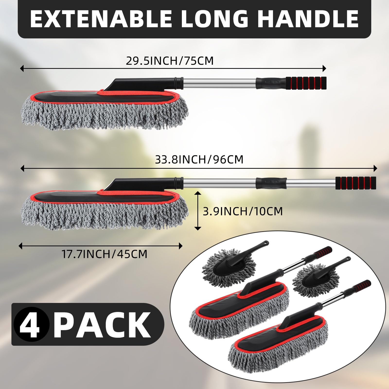 Tanlade close-up of twisted microfiber fibers, showing lint-free pickup and gentle finish protection
