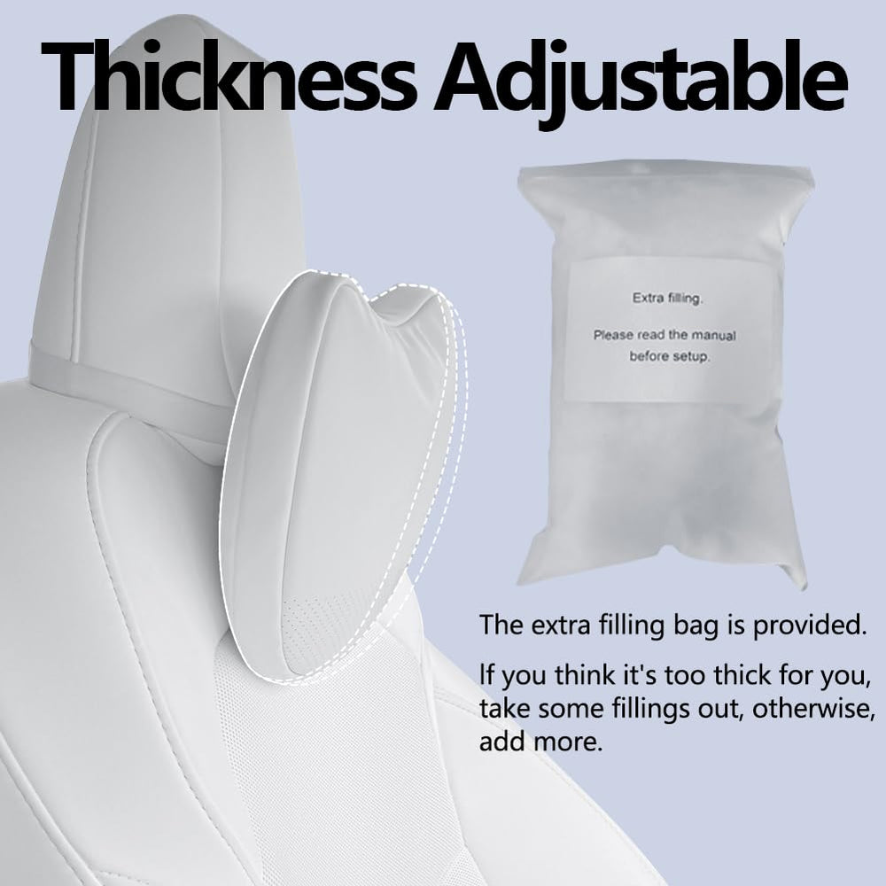 TANOLA inner filling bag and zipper showing adjustable firmness benefit